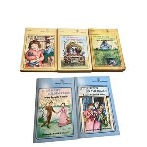 Little House on the Prairie Series Books - 1971 Printing Set Vintage